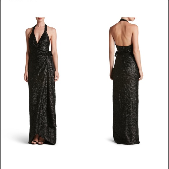 Dresses & Skirts - Dress The Population Black Sequin Maxi Dress